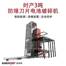 MSC-E1900时产3吨防爆刀片电池破碎机