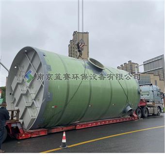 玻璃钢污水排涝一体化泵站