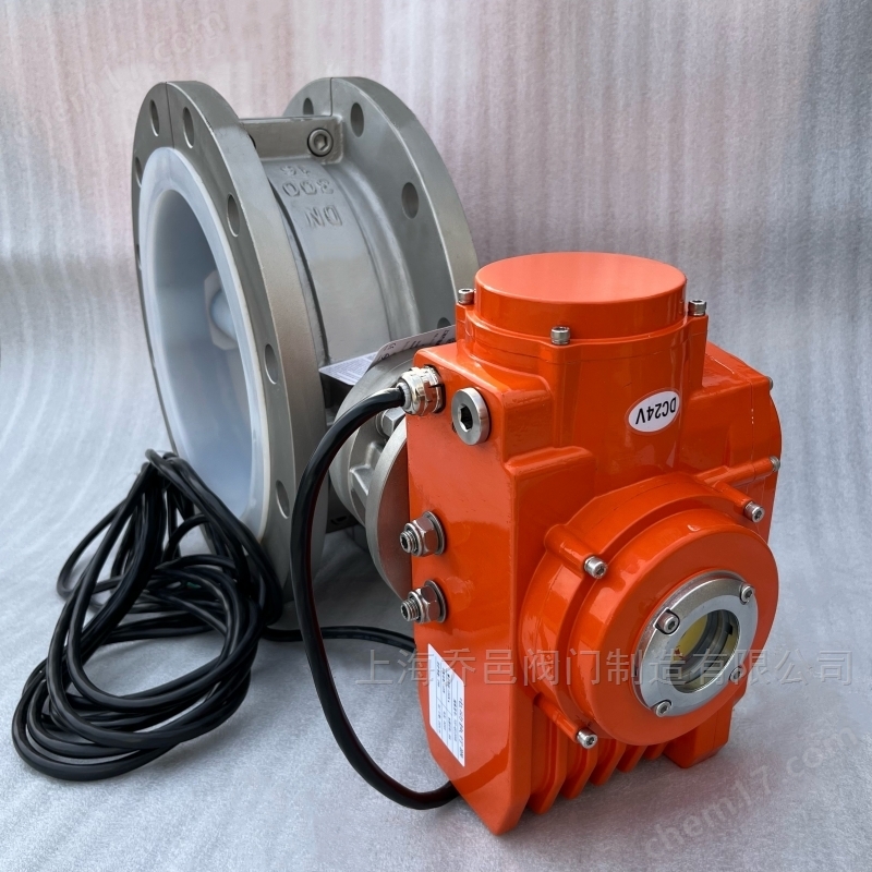 智能一体化电动不锈钢衬氟蝶阀