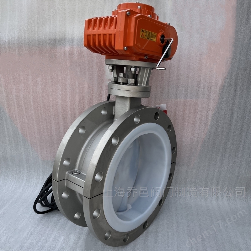 智能一体化电动不锈钢衬氟蝶阀