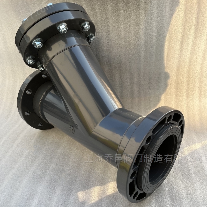 UPVC法兰Y型过滤器 UPVC法兰Y型过滤器